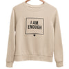 I Am Enough - Blush Sweatshirt - Bold Ambassador